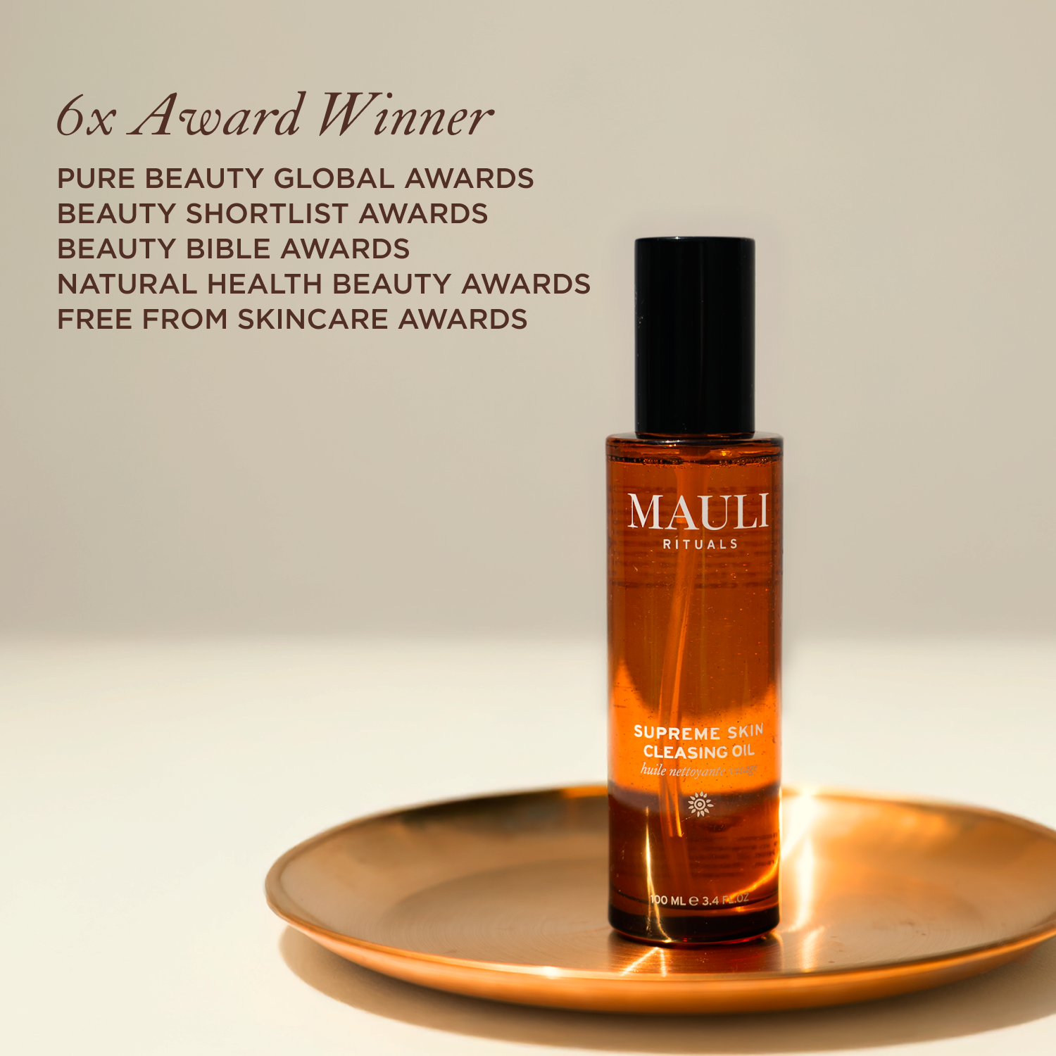 Mauli Rituals Supreme Skin Cleansing Oil With Pure Muslin Cloth