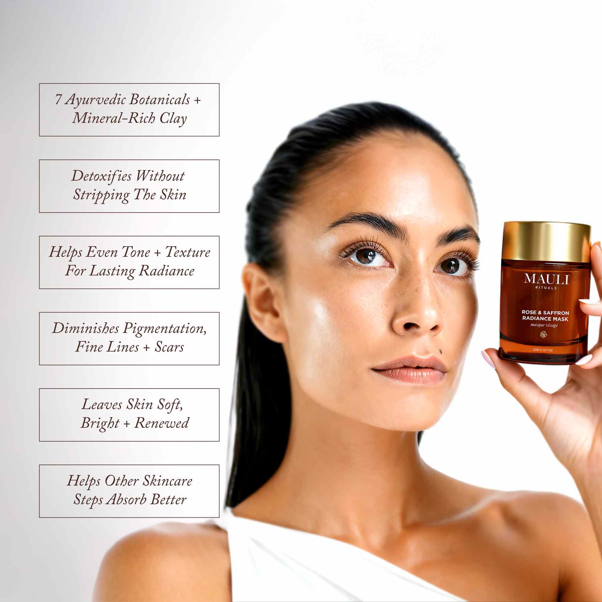 Mauli Rituals Rose & Saffron Radiance Mask